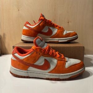 Women’s Nike Dunk “Cracked Orange” Size 8.5
